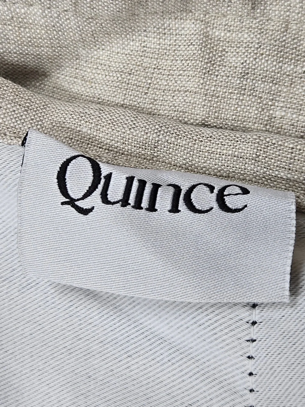 NWOT QUINCE Set Of 2 48x96 European Linen True Blackout Curtains Flax 0009